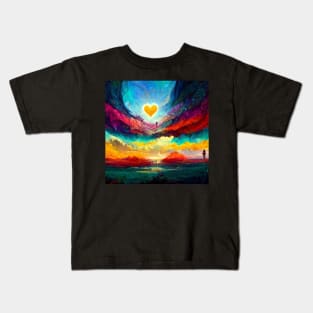 World of Rainbows - best selling Kids T-Shirt